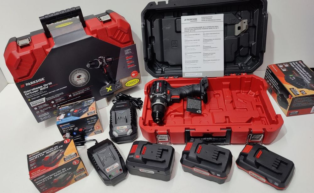 АКЦІЯ! НОВ КОМПЛЕКТ/АКБ 4А / шуруповерт GERMAN Parkside PABSP 20/дрель