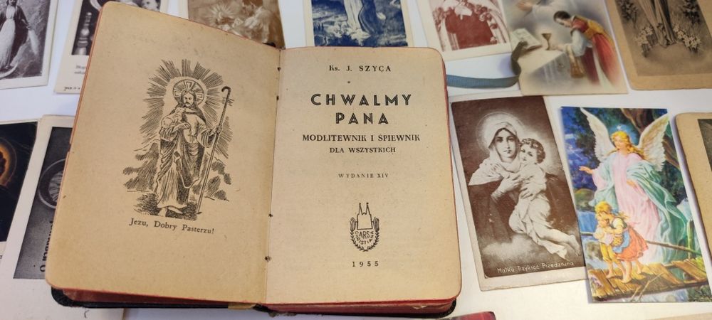 Obrazki Prymicyjne Kapłanów+Modlitewnik 1955 rok