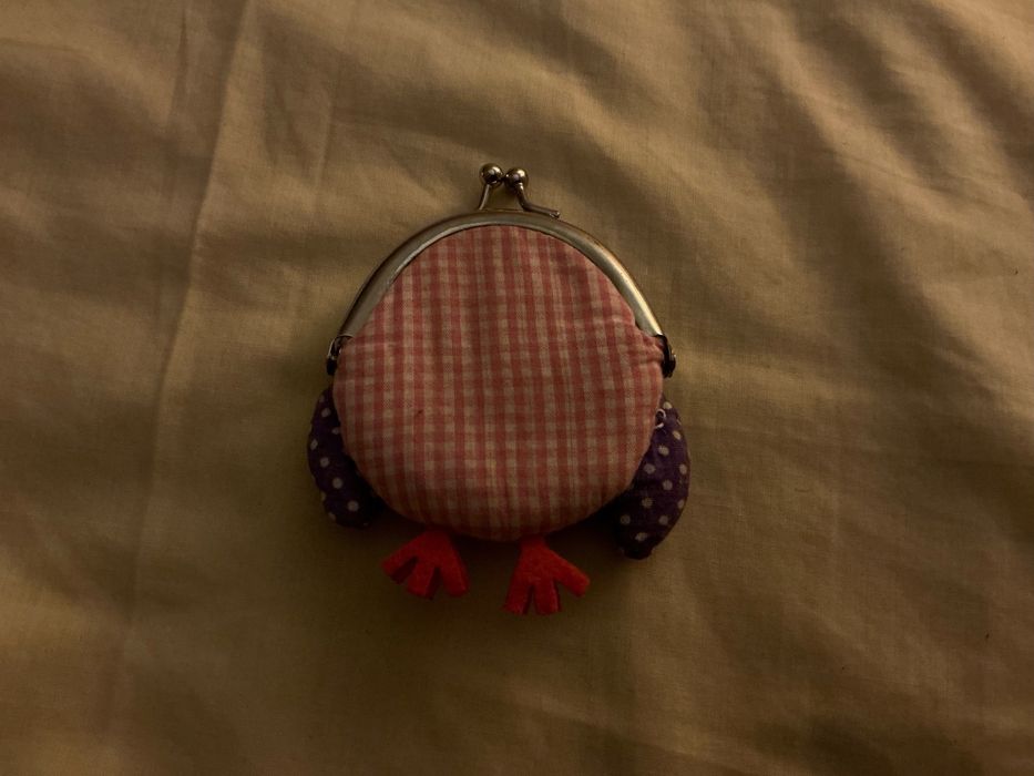 porta moedas de crianca