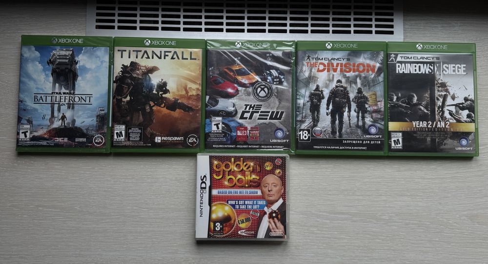 Игры XBOX 360 One/Series X, Playstation 4, Nintendo DS/3DS. Новые и БУ