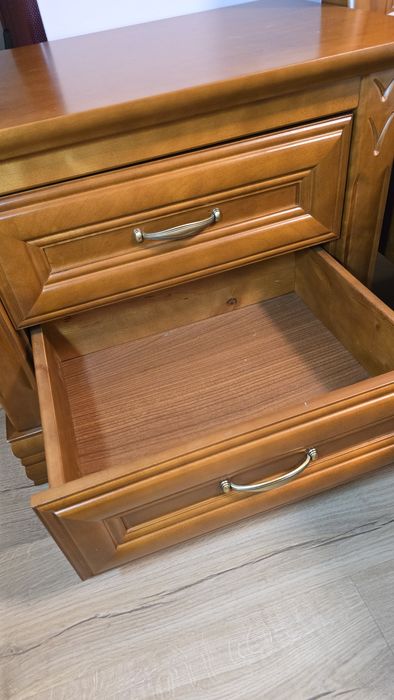 Zestaw sypialnia łózko materac  drewno super cena