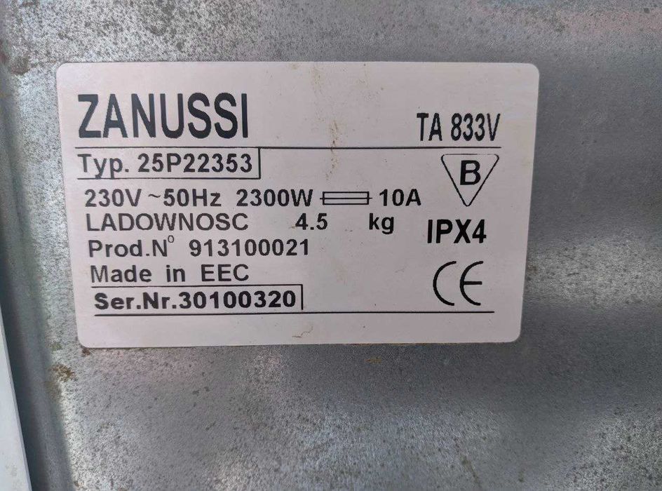 Пральна машинка Zanussi TA833V (на запчастини)