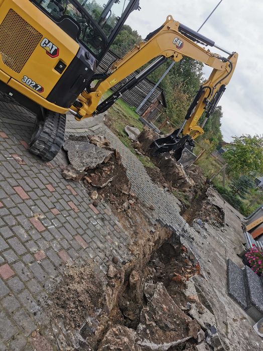 Koparka Usługi koparką Człuchów i okolice
