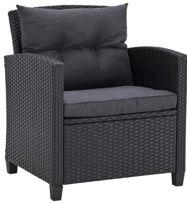 Meble ogrodowe ST. TROPEZ sofa +2 fotele + ława KONIFERA