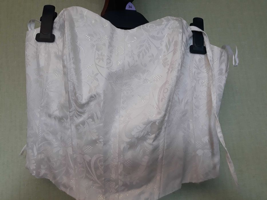 Gorset roz 44 ecru