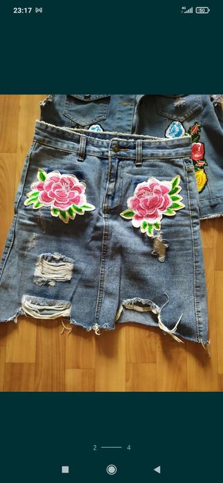 Джинсовий костюм