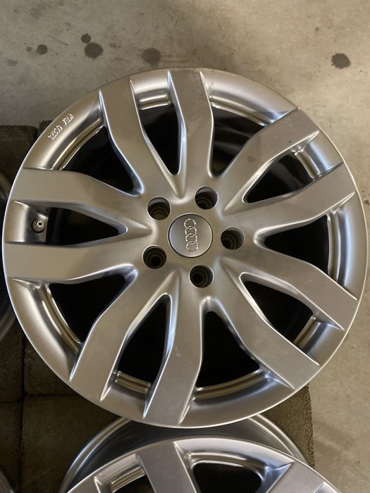 5. Oryginalne felgi audi 7,5j17h2 et35 5x112 komplet skoda vw mercedes