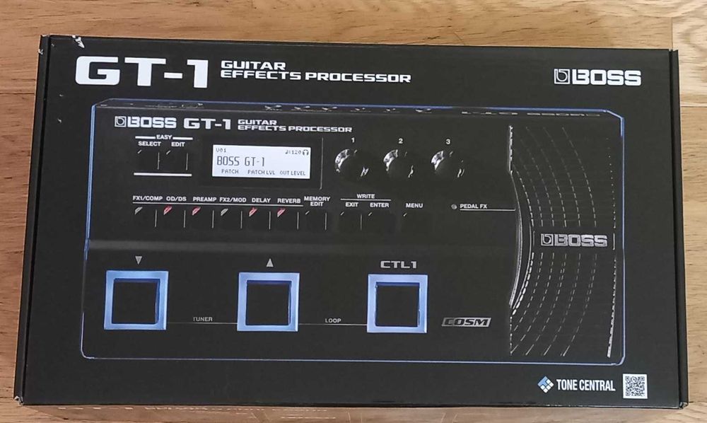 BOSS GT-1 pedaleira multi-efeitos (como nova)