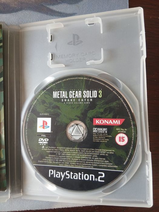 Metal Gear Solid 3 Snake Eater PS2