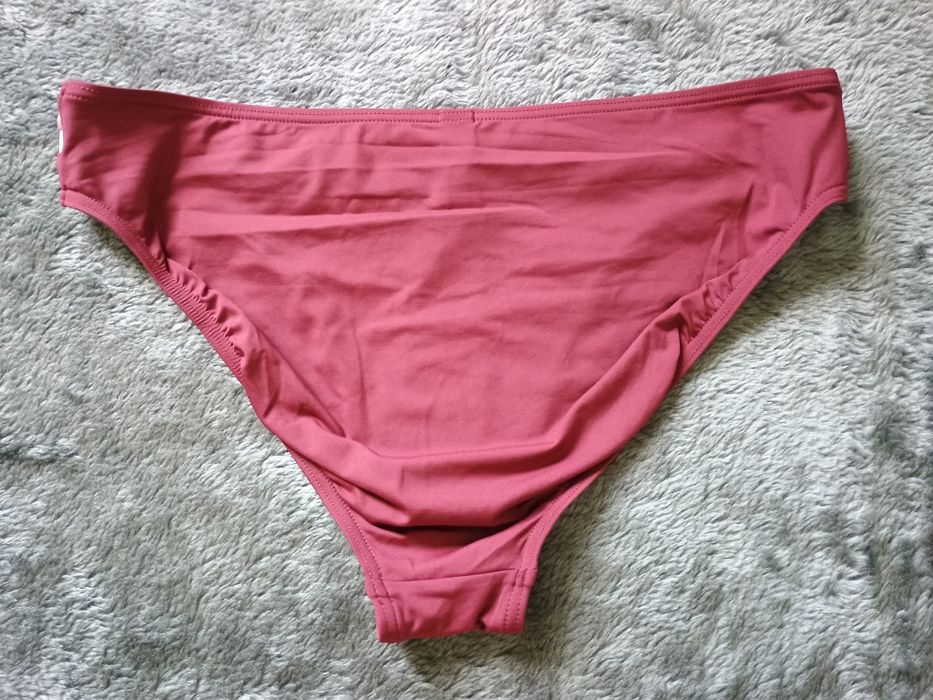 Dół od bikini Trójkolorowe bordowe klasyczne Esprit