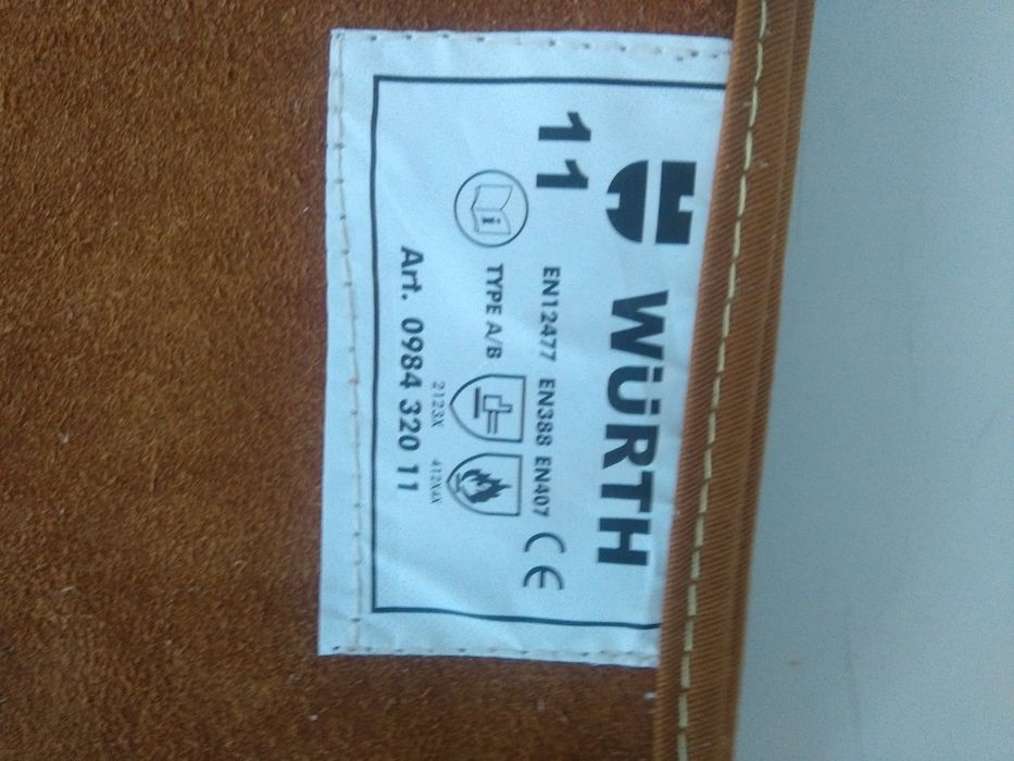 Rękawice spawalnicze WURTH