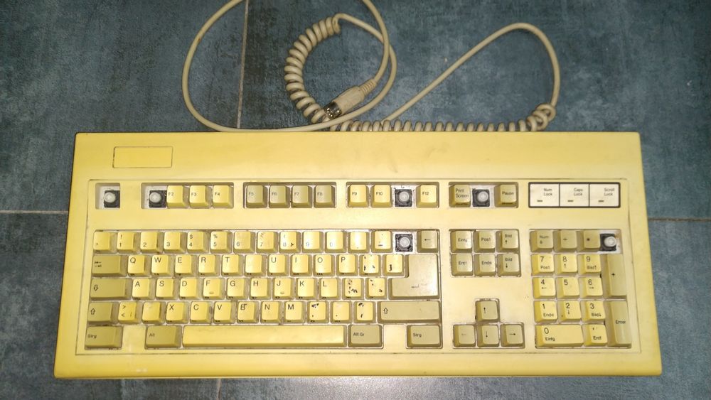 Chicony KB-5182 редкая винтажная механическая клавиатура DIN 5 PS/2 AT