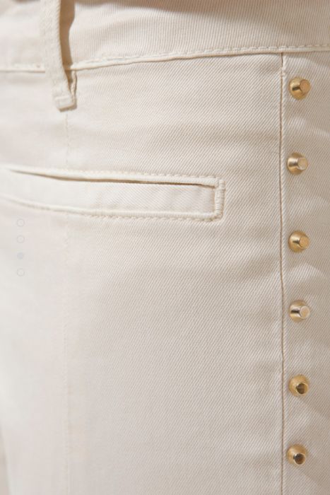 Укороченные брюки ZARA с шипами