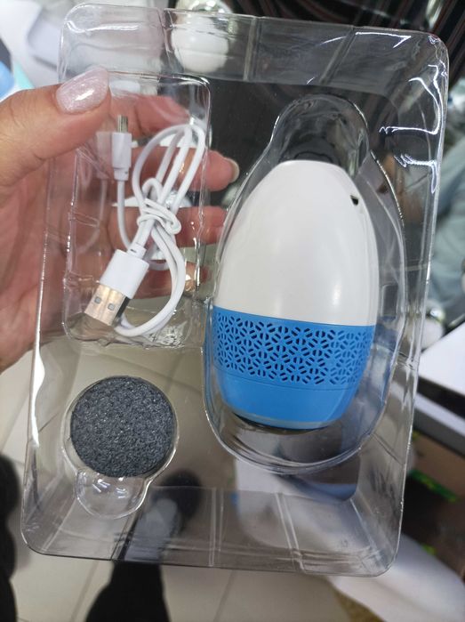 Аккумуляторная пемза, пилка для ног, прибор для удаления мозолей Sholl