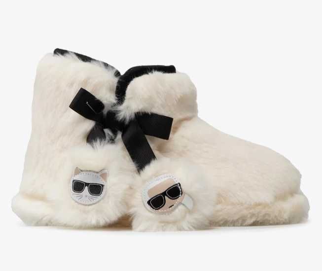 KARL LAGERFELD Kapcie KL40240 Beżowy rozmiar 39-40 Roz M