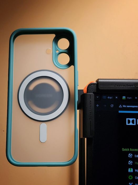 Apple Iphone 16 матовий силіконовий чохол бірюзовий magsafe tocol