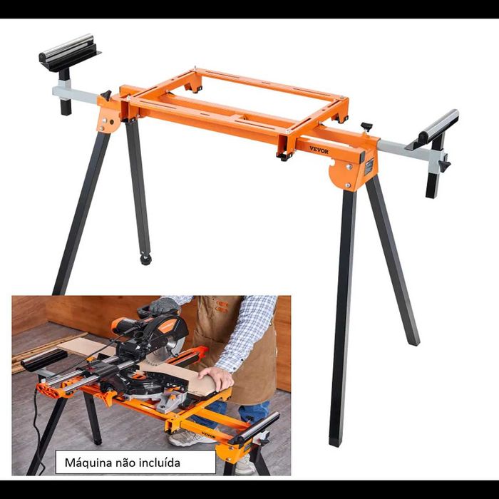 D51-Vevor mesa articulável para serras circulares universal