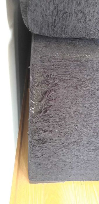 Sofá de 2 lugares mais 1 lugar de chaise longue