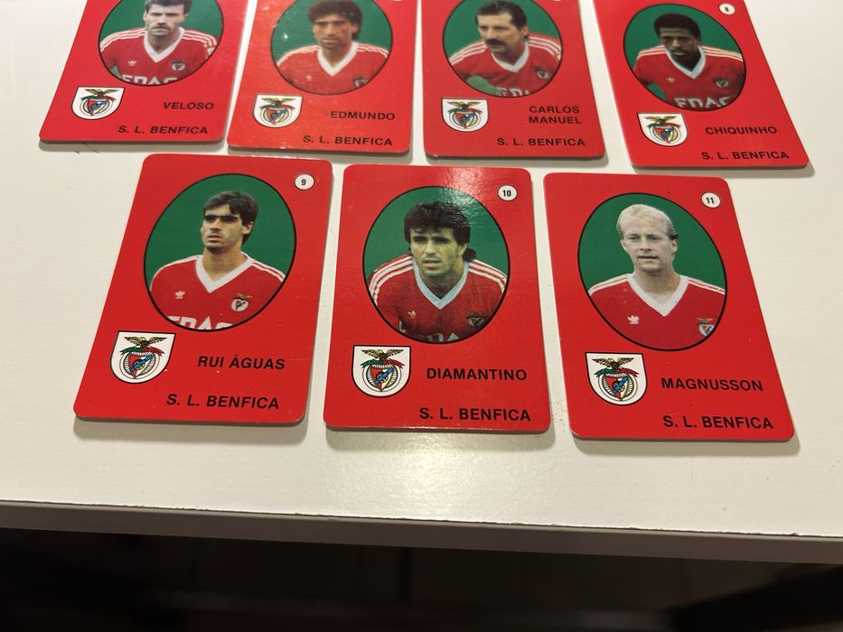 Sport Lisboa e Benfica 1987/88 equipa completa calendários futebol