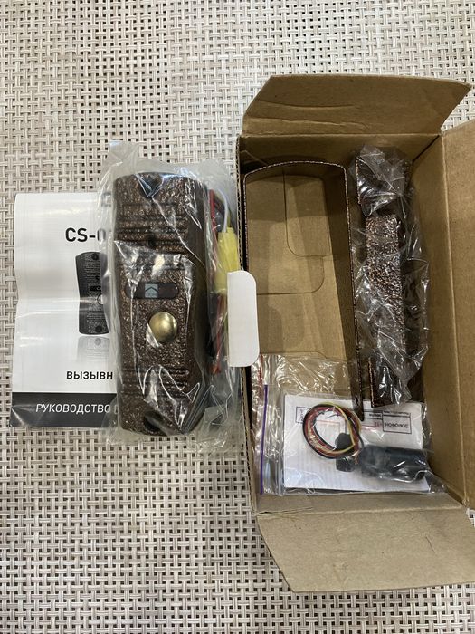 Панель виклику DOM CS-01 металева Коричневий