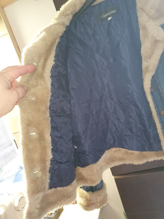 Casaco ganga com pelo