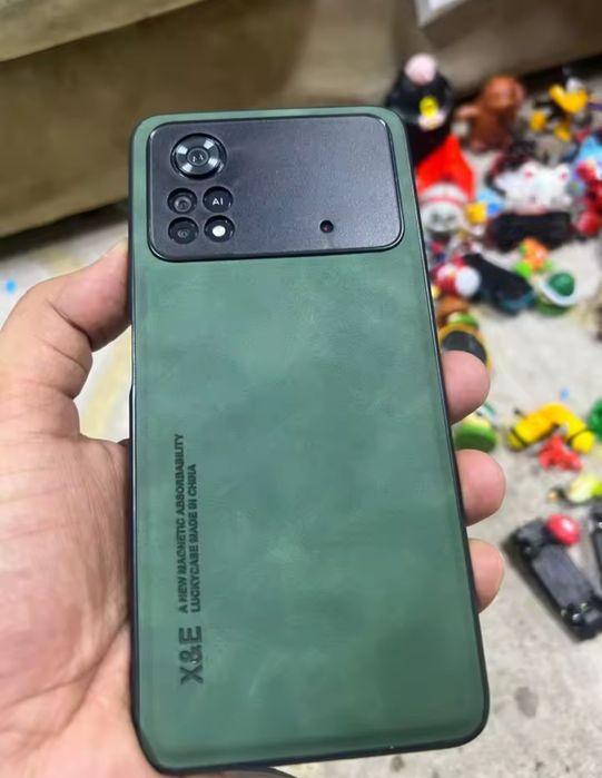 Новий шкіряний чохол poco x4 pro 5g