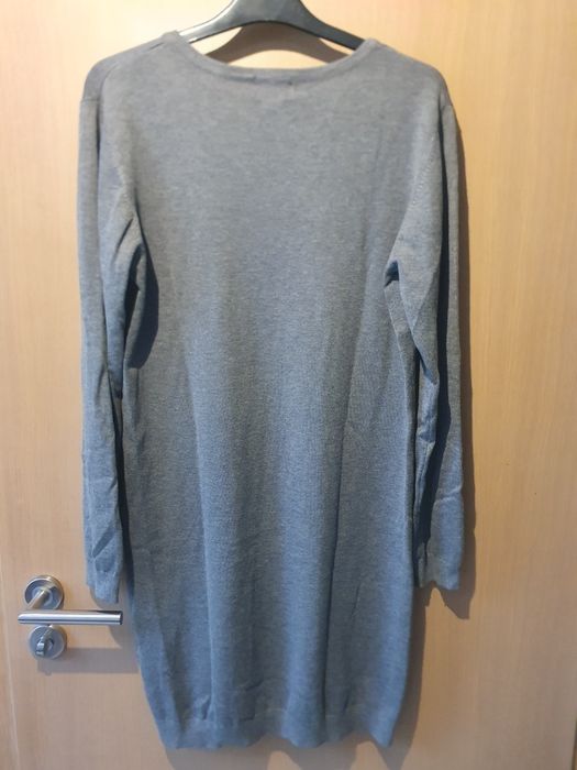 Szary długi sweter/ sukienka firmy Desires
