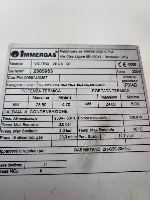 Immergas płyta główna