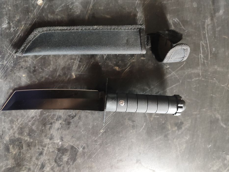 Faca de acampamento estilo samurai