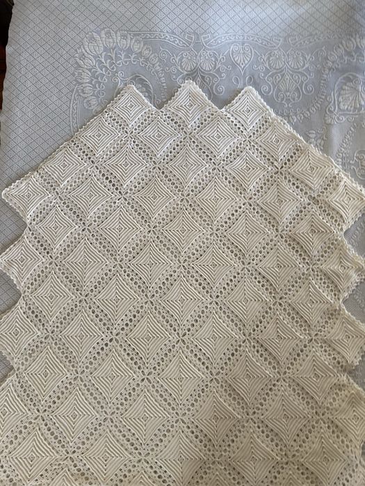 Uma colcha em croché