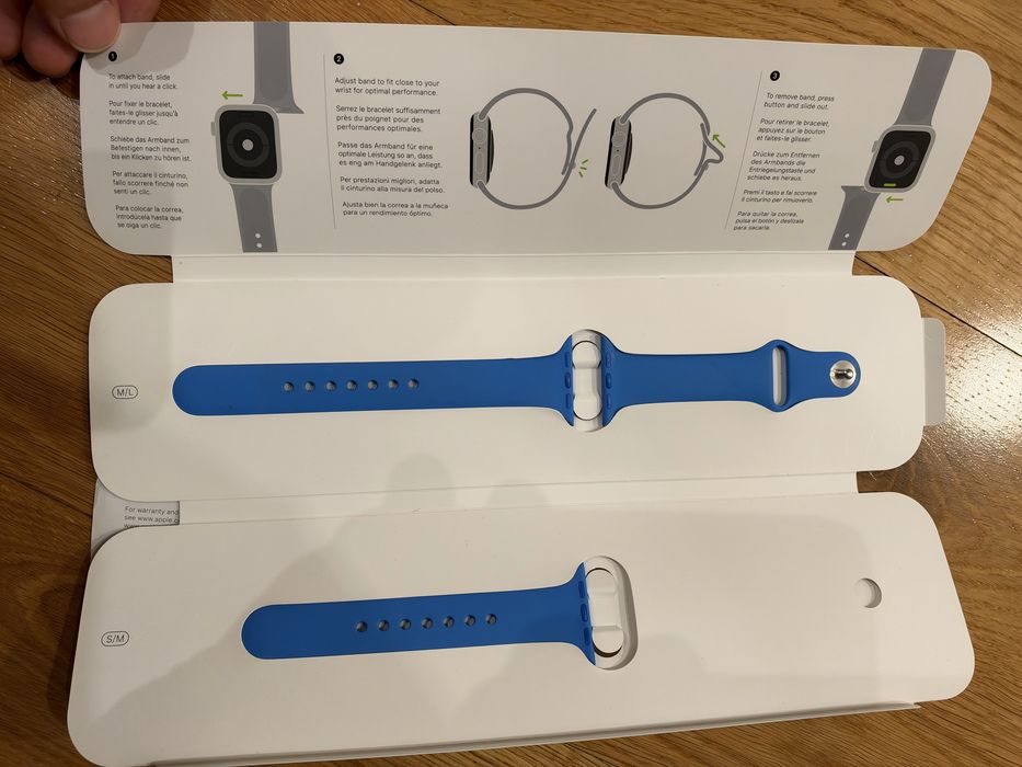 Bracelete Apple Watch Surf Blue Sport Band