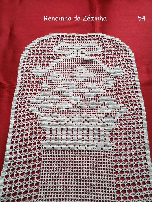 Centro de mesa em crochê artesanal