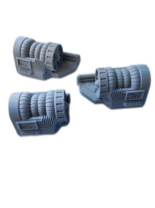Nemesis - 3 szt. Silników do gry planszowej z miejscem na żetony