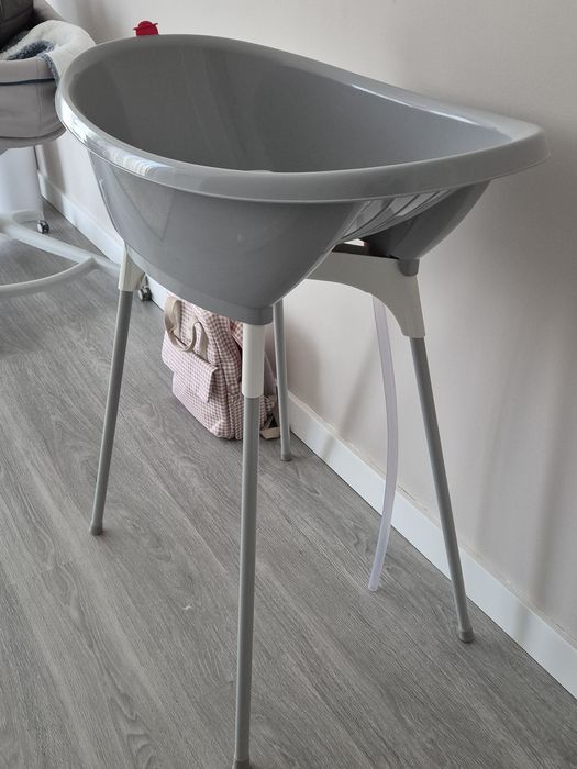 Banheira com suporte OK Baby Bella cinza