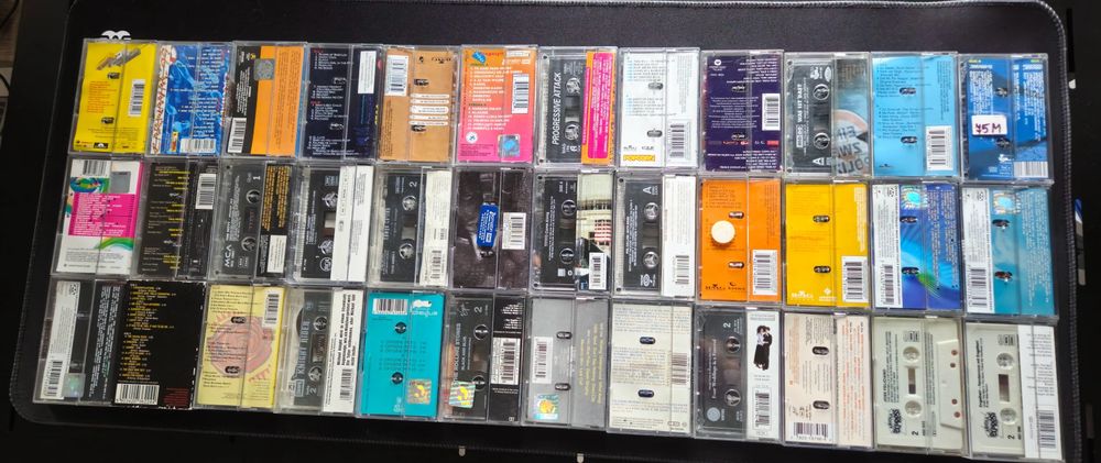 Mega zestaw 36 kaset magnetofonowych