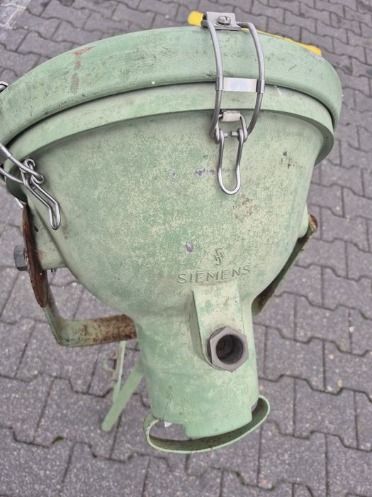 Lampa industrialny Siemens. Lampa stojak loft.