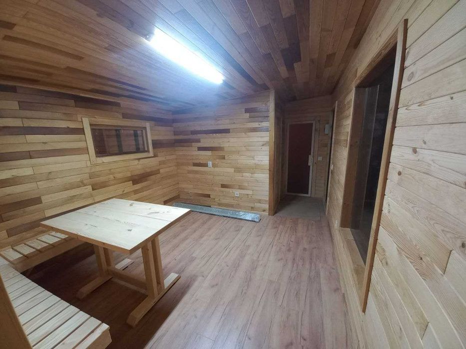 Баня готова модульна мобільна  8*3,4м. (з котлом на дровах)