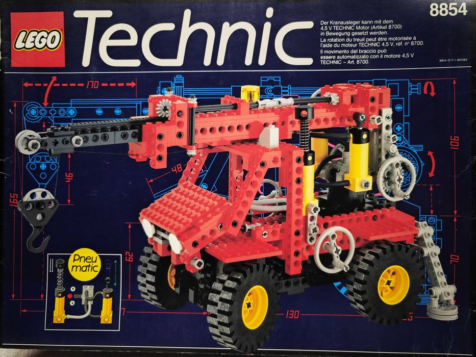 Lego Technic 8854 "Power Crane"; 1989; [75]