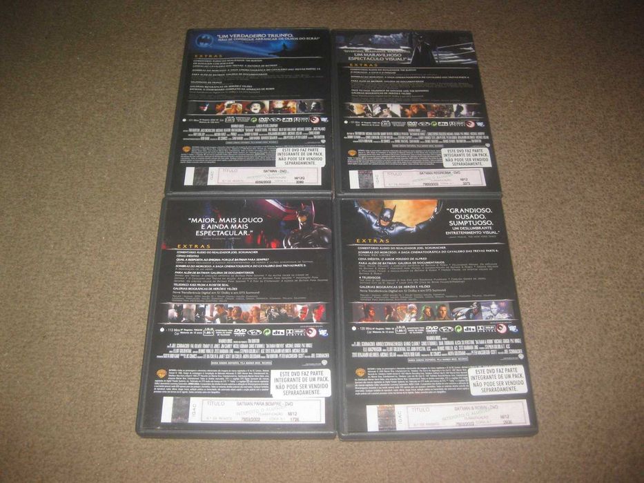 "Antologia Batman 1989/1997"Edição Especial de Colecionador com 2 DVDs
