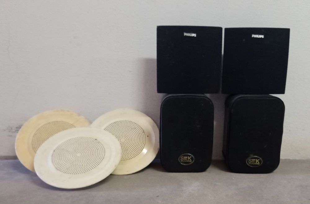 Conjunto de colunas de som