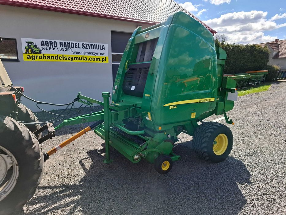 JOHN DEERE 864, rotor + noże, siatka, 2013r, prasa
