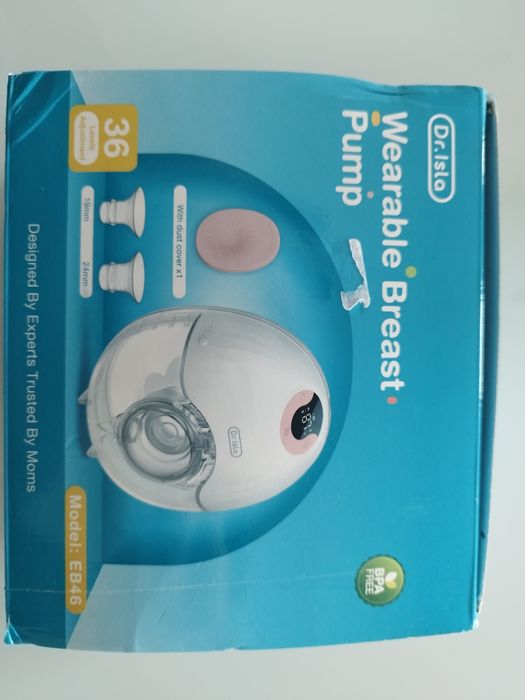 Bomba tira-leite elétrica sem fios (wearable) Dr.Isla, modelo EB46.
