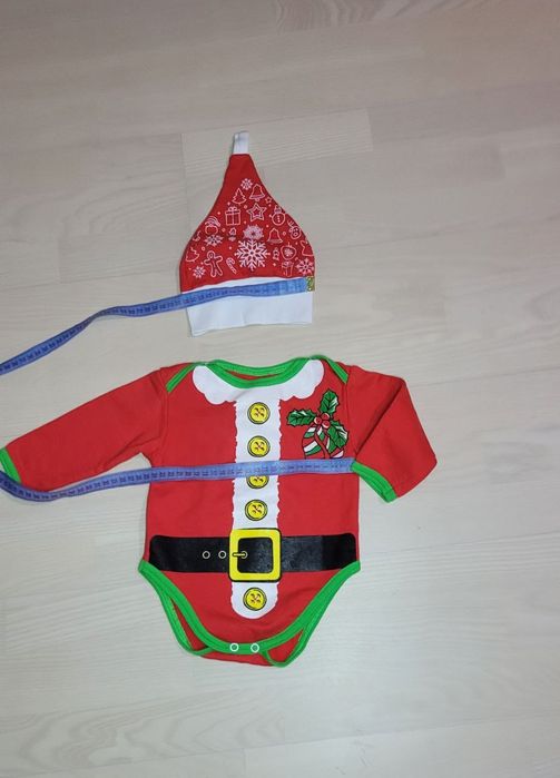 Новорічний костюм Маленький Санта 1-3 міс