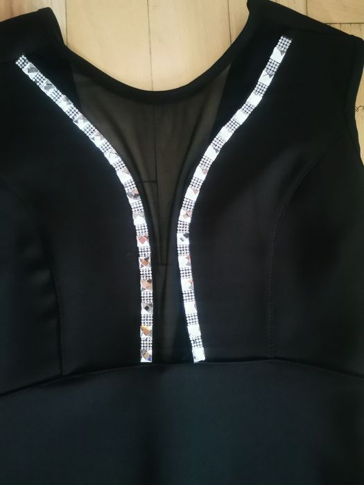 Sukienka Czarna M Włoska