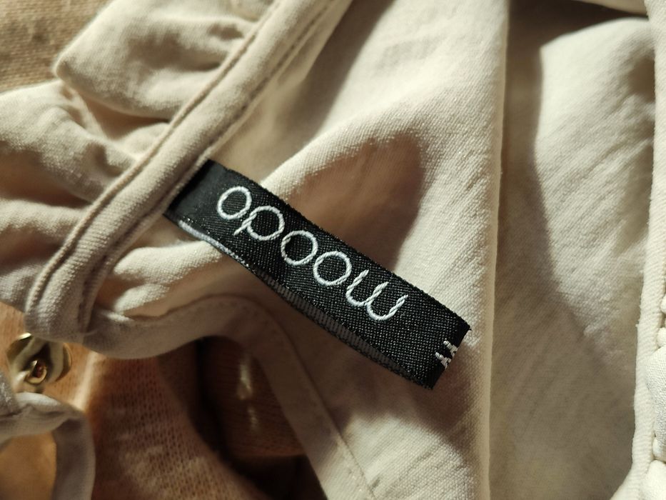 Gładka koszula piaskowa moodo