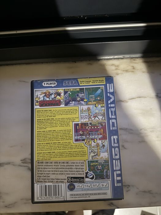 Comix zone Megadrive Pal Selo Sega Portugal