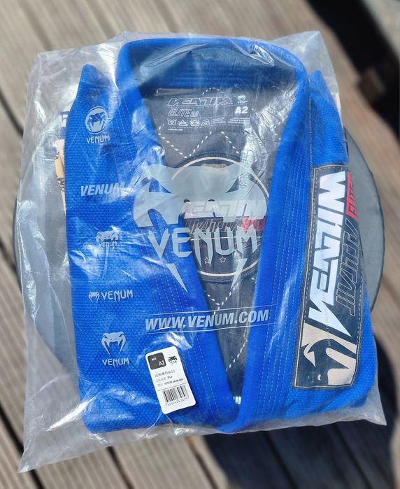 Kimono GI BJJ Venum Elite 3.0 A2 nowe niebieskie