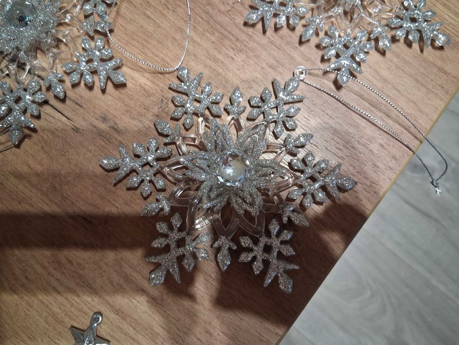 Świąteczne Ozdoby  Srebne home&you Okazja  Nowe