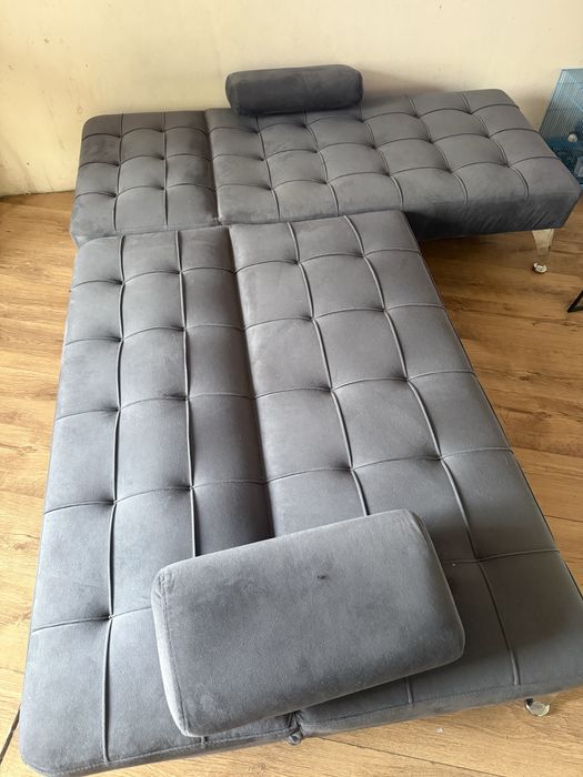 Sofa cama cinza