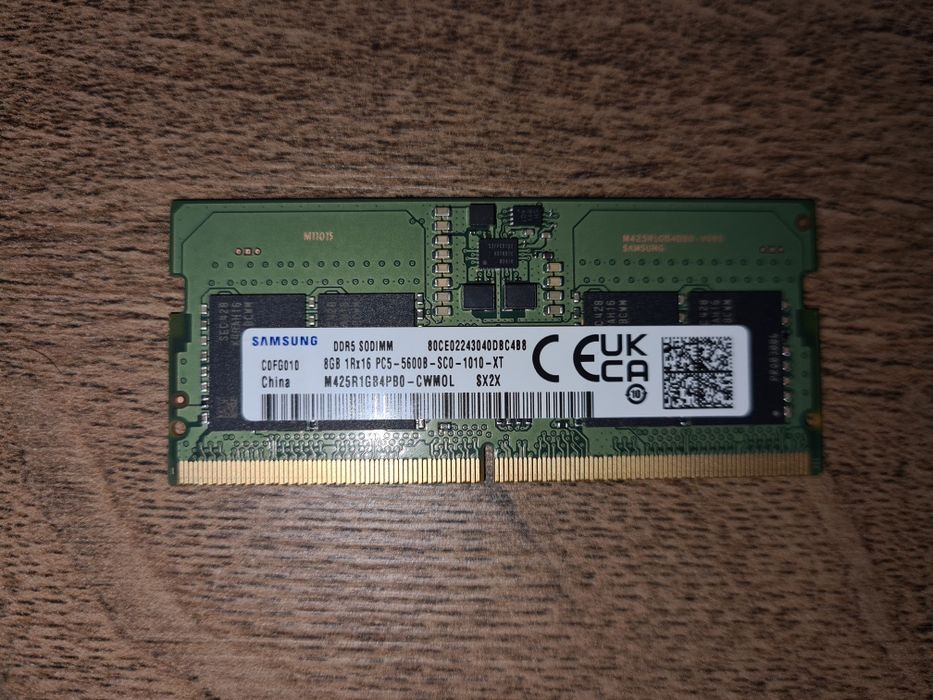 RAM Samsung 8GB DDR5 5600MHz SO-DIMM do laptopa nowy